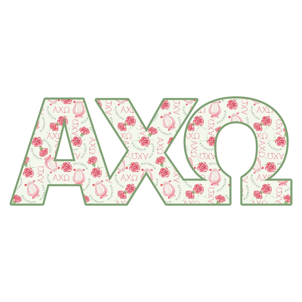 Alpha Chi Omega Acrylic Shelf Decor