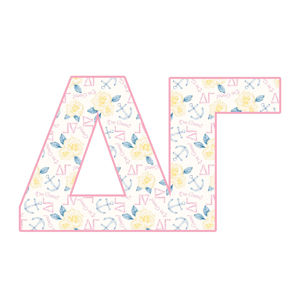 Delta Gamma Acrylic Shelf Decor