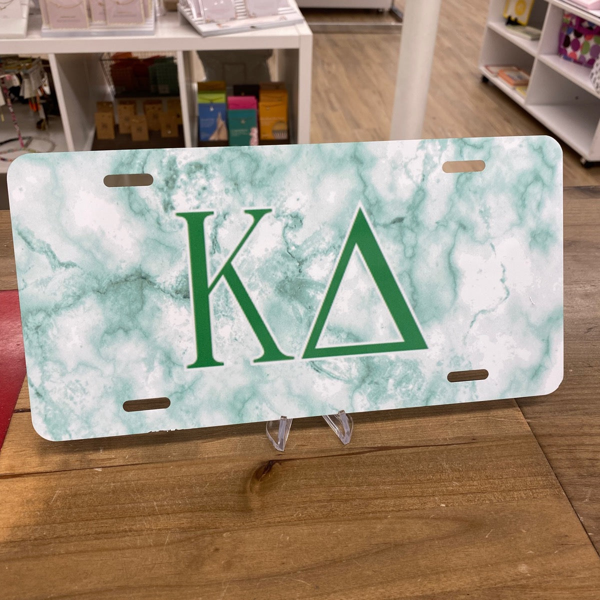Kappa Delta Watercolor Car Tag